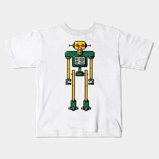 Pixel Robot 043 Kids T-Shirt